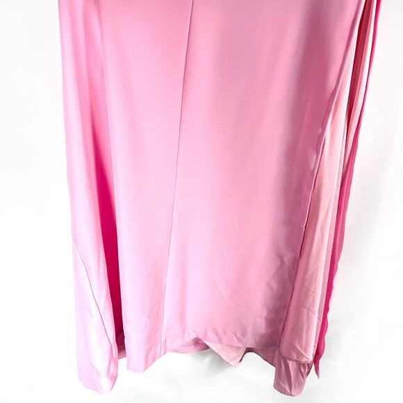 Majorelle Matteson Gown Pink‎ Crystal Strap Cutout Waist Plunge Sleeveless Sz S - Picture 11 of 15